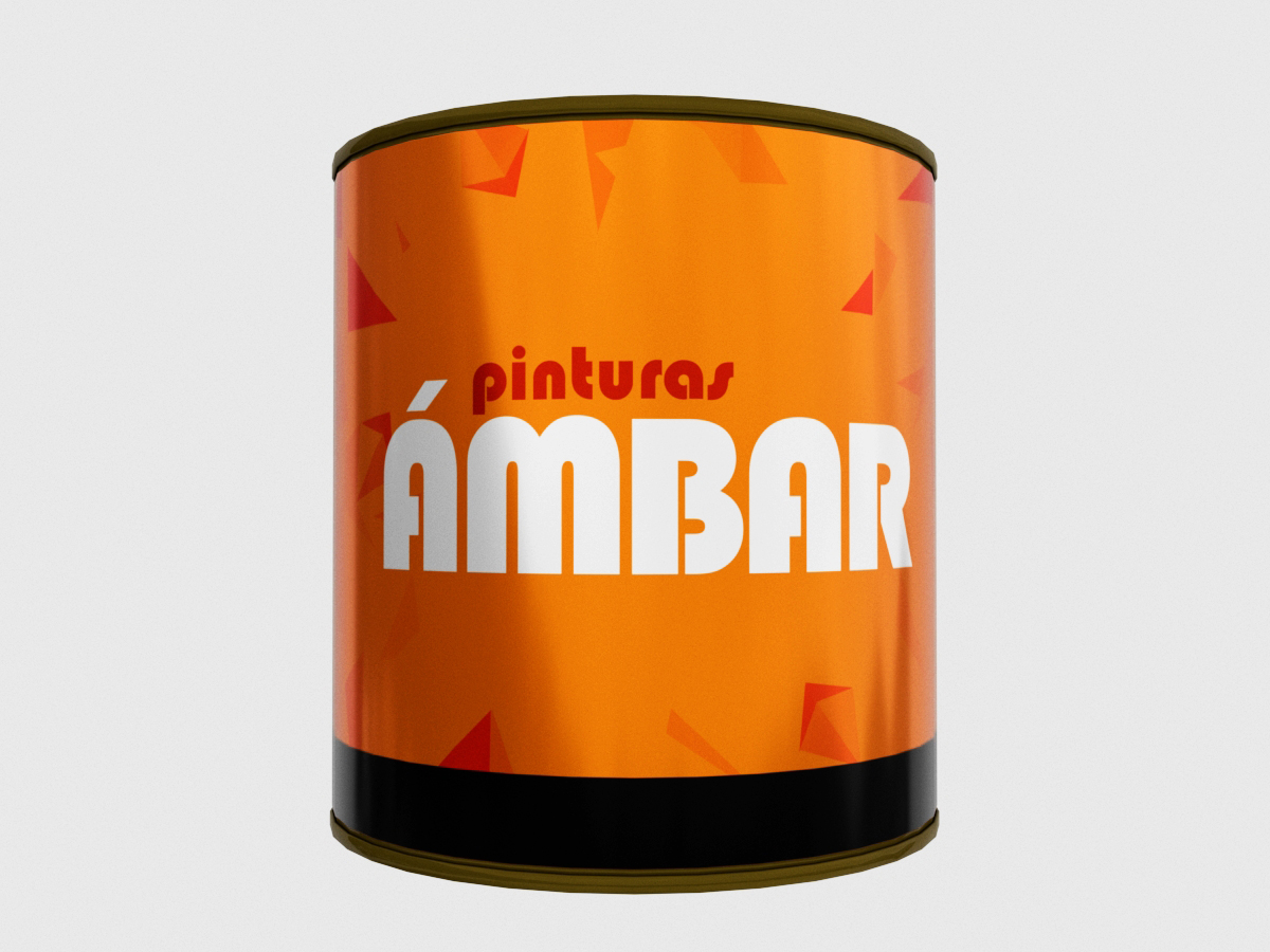 ESMALTE ÁMBAR NARANJA 900 ML.