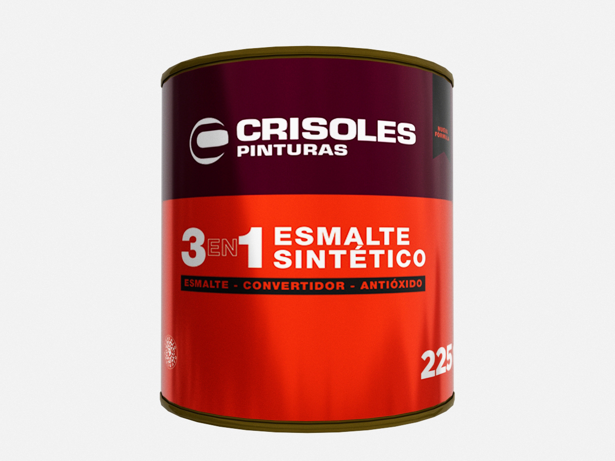 ESMALTE AMARILLO INTENSO 225 ML.